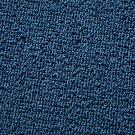 10帖 洗えるタイルカーペット 50×50cm 80枚入 (WY001 ブルー) 5枚目画像