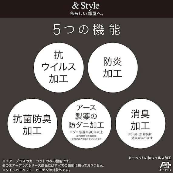 オーダーカットカーペット(エアープラスTBL 100X140 カットロック加工) 8枚目画像