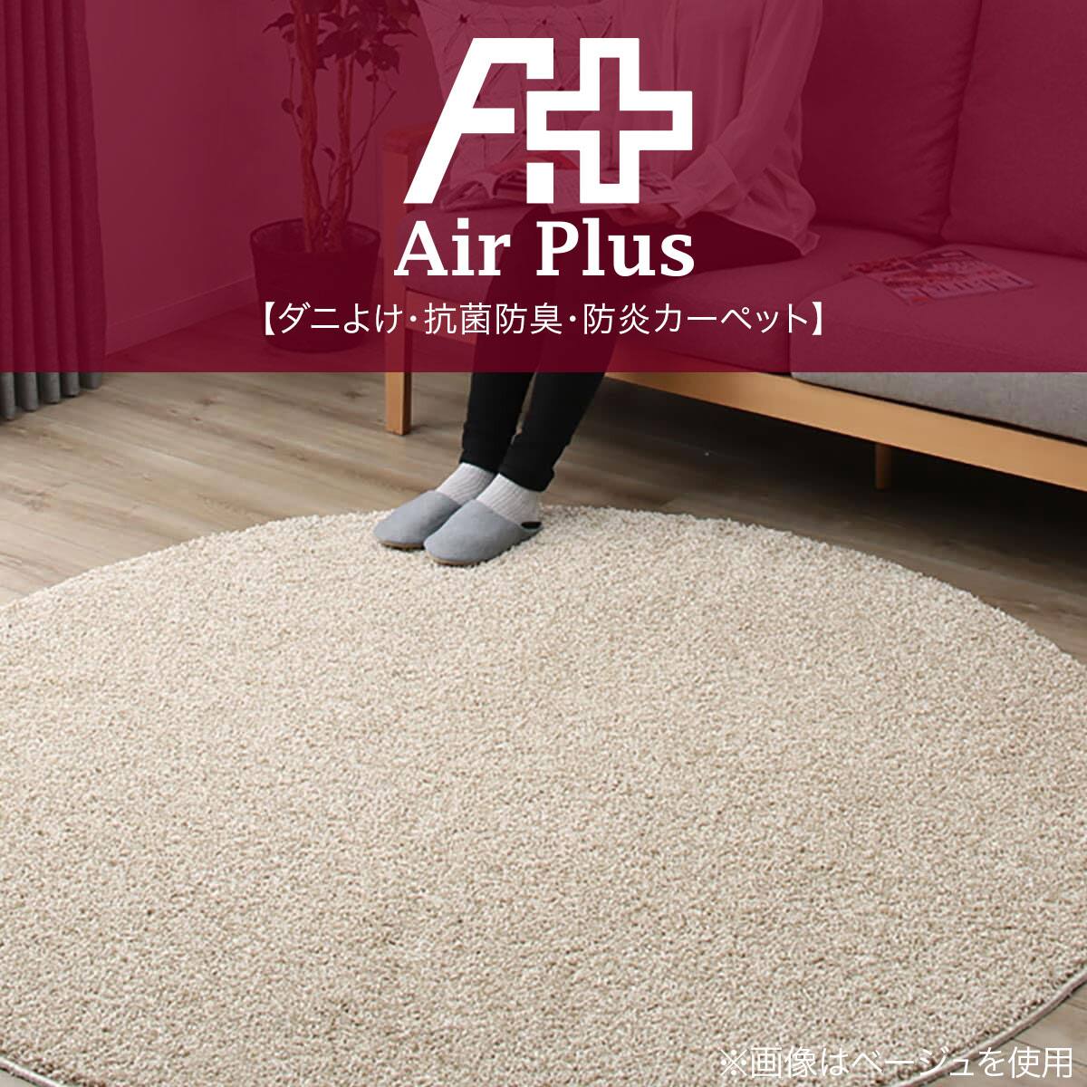 ダニよけ・抗菌防臭・防炎カーペット(エアープラスRPU 180cmR