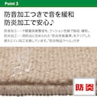 防音・防ダニ・抗菌防臭・防炎・消臭カーペット(Nキティン BE 4.5J) 13枚目画像