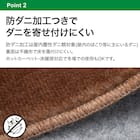 防音・防ダニ・防炎カーペット(Nポーラン BR 4.5J) 15枚目画像