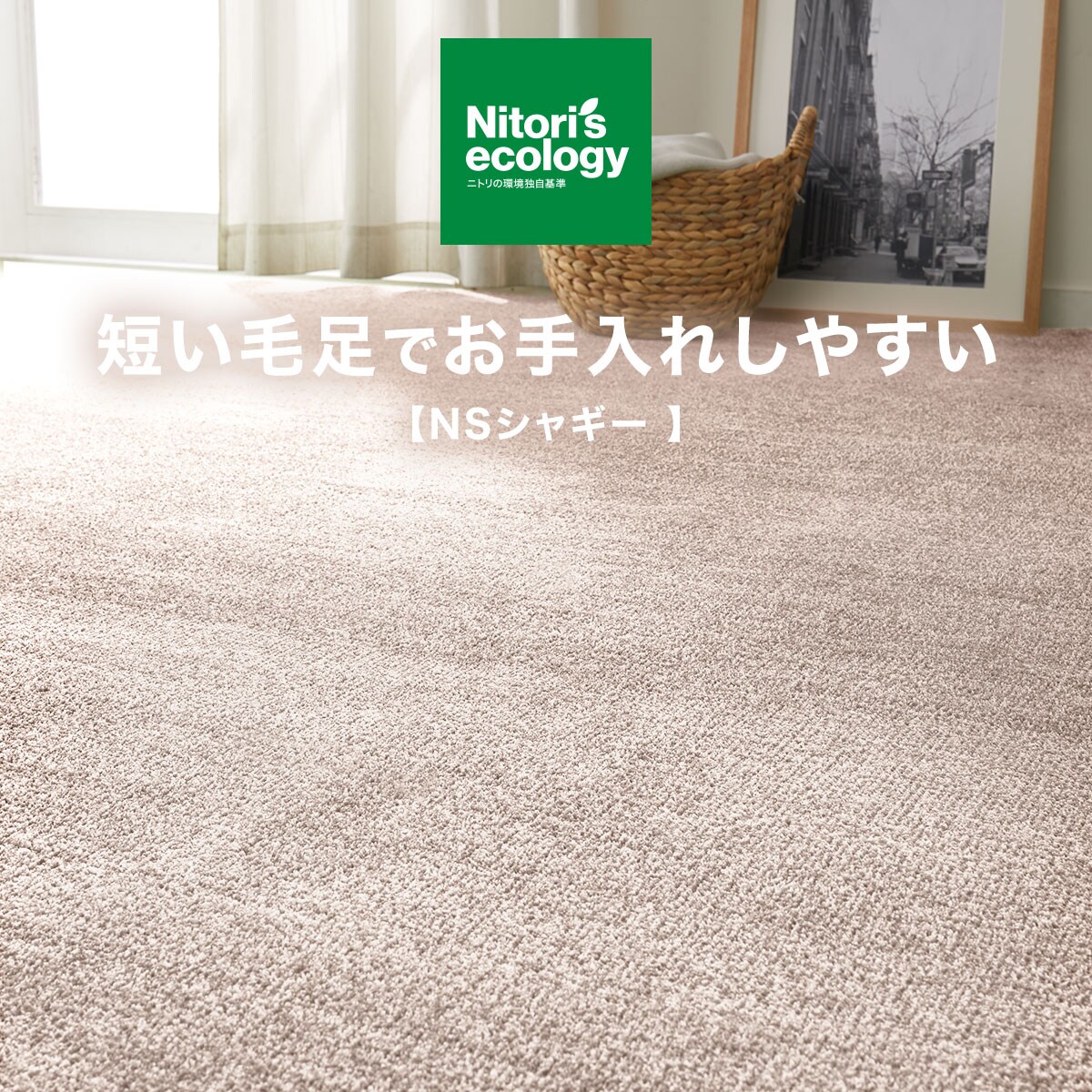 カーペット(NSシャギー MO 6J)通販 | ニトリネット【公式】 家具