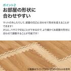 木目ジョイントマット 18枚 ふち付き(ホワイト JM02 30×30cm) 4枚目画像