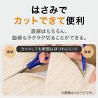 ハサミでカットできるカーペット(SC01 ブラウン 4.5畳) 2枚目画像