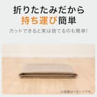 ハサミでカットできるカーペット(SC01 ブラウン 4.5畳) 3枚目画像