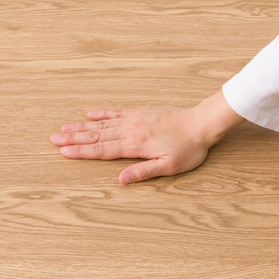 吸着木目マット 91.4×15.2cm 12枚入 約1帖 (ライトブラウン) 14枚目画像