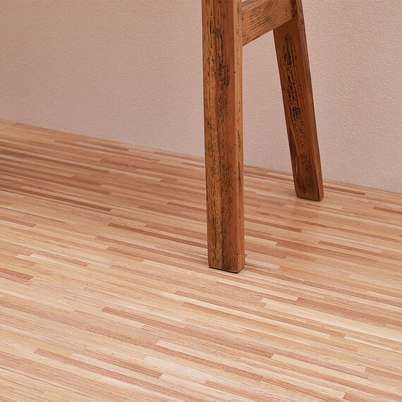 置くだけ吸着ウッド調フロアタイル 24枚セット(ABE WFT01 約2畳分) 2枚目画像