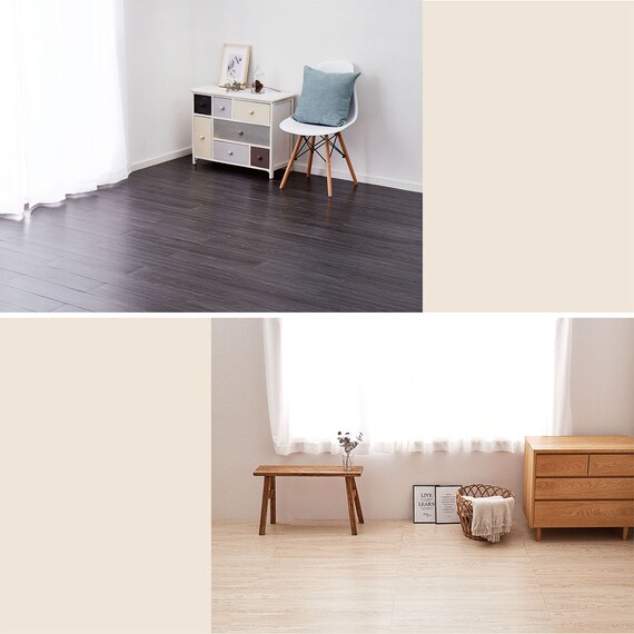 置くだけ吸着ウッド調フロアタイル 24枚セット(ABE WFT01 約2畳分) 16枚目画像