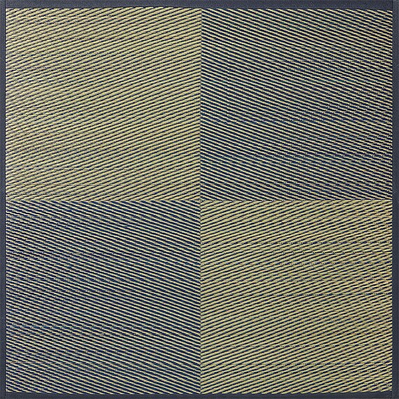 ユニット畳 82×82cm(チェックBL) 1枚目画像