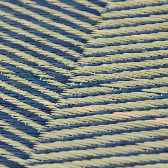 ユニット畳 82×82cm(チェックBL) 5枚目画像