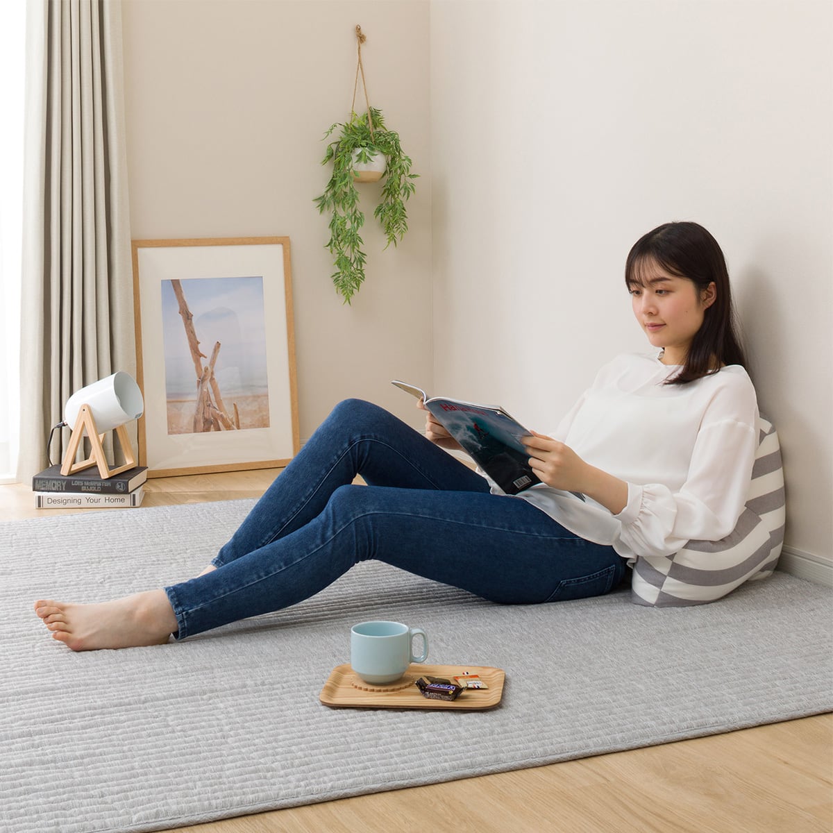 レストクッション ボーダーi 通販 ニトリネット 公式 家具 インテリア通販