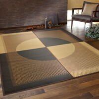 国産い草ラグ　月光　１９１×２５０