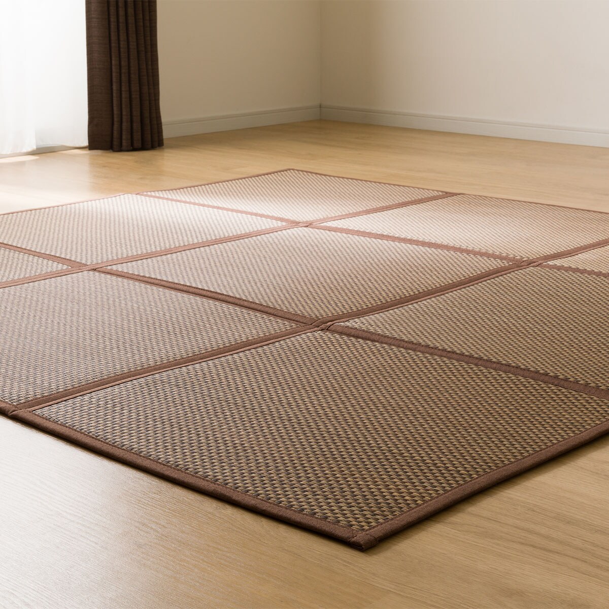 いぐさラグ(hk 240X240 BR) | ニトリネット【公式】 家具・インテリア通販