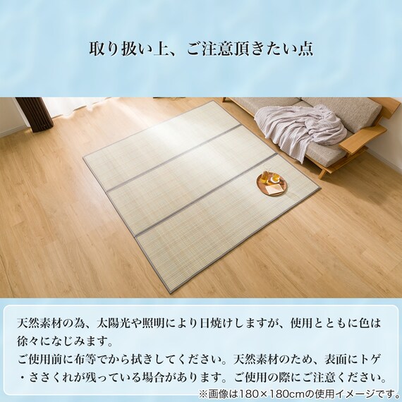 竹ラグ(da 120X180 BL) 9枚目画像