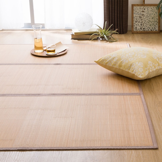 竹ラグ(pr 180X240 BR) 1枚目画像