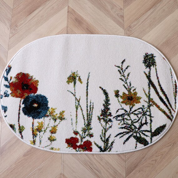 フロアマット(ボタニカルIV 60x90ダエン) 3枚目画像