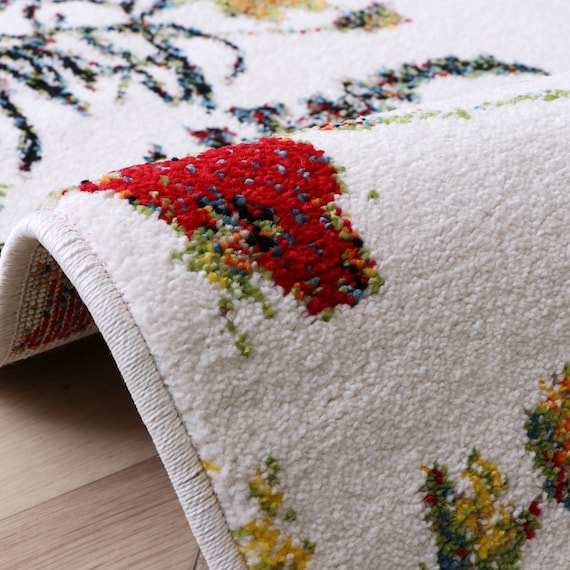 フロアマット(ボタニカルIV 60x90ダエン) 5枚目画像