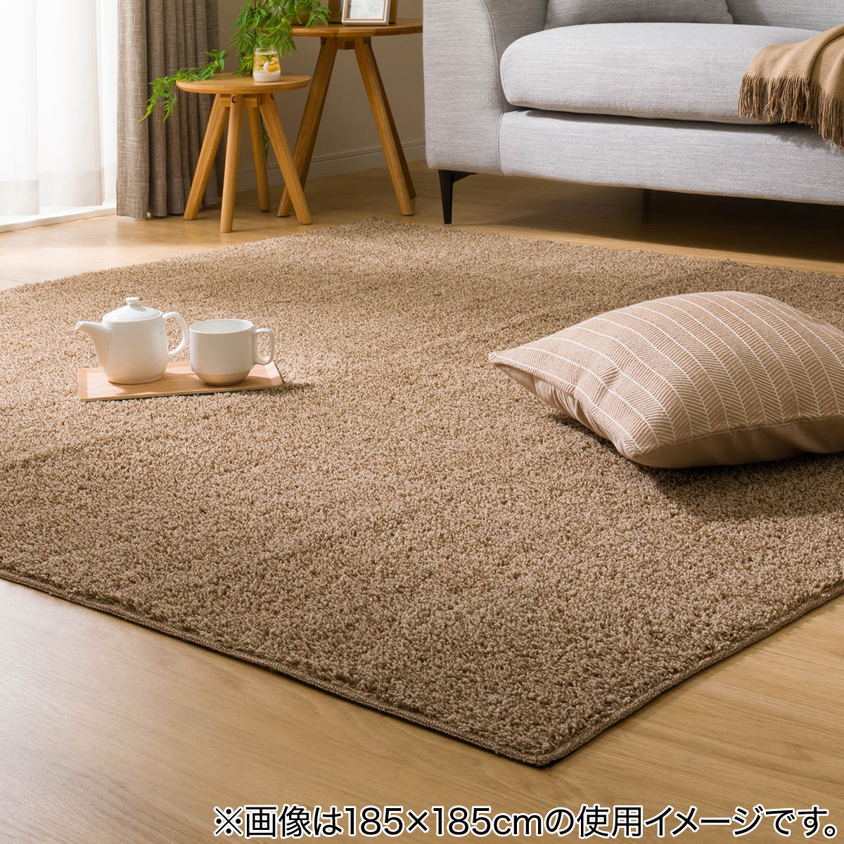 ほこりが取れやすい洗えるラグ(Nクリーンウォッシュ BE 200X240 ほこりが取れやすい洗えるラグ(Nクリーンウォッシュ BE 200X240