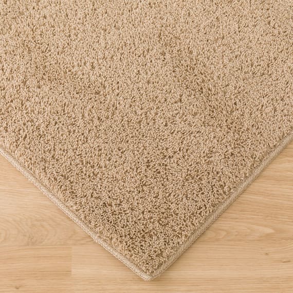 ほこりが取れやすい洗えるラグ(Nクリーンウォッシュ LBE 185X185) 5枚目画像