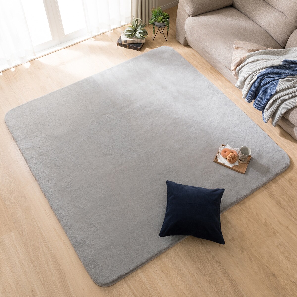 ウレタン入り ふんわりなめらかラグ フルフィーgy 0x240 通販 ニトリネット 公式 家具 インテリア通販