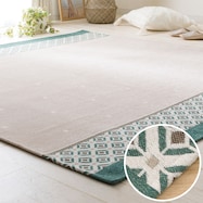 ジャガード織りラグ(クラシカルジオ ZG06)