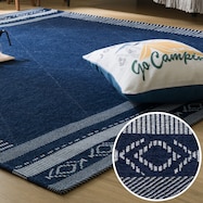 ジャカード織りラグ(ジオダイヤ)