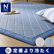 ウレタン入り洗える接触冷感ラグ(NクールSP キカn TC10)