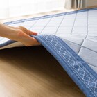 ウレタン入り洗える接触冷感ラグ(NクールSP キカn NV 185X185 TC10) 7枚目画像