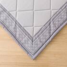 ウレタン入り洗える接触冷感ラグ(NクールSP キカn GY 130X185 TC11) 5枚目画像