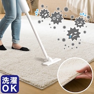 ほこりがとれやすい洗えるラグ(SR002)