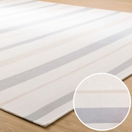 シェニール風 ボーダーラグ(Nボーダー ZP01)