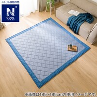 「強」接触冷感 洗えるラグ(NクールSPキカ NV 185X185 TC28)