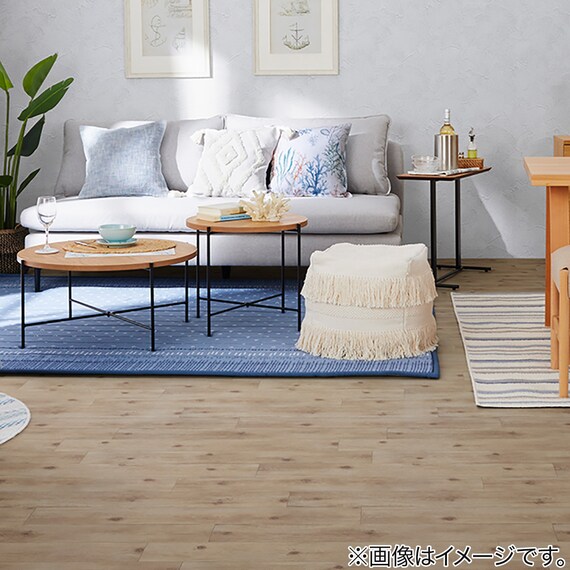 15mmウレタン入り接触冷感ラグ(NクールSPタイル 185X240 MX21) 20枚目画像