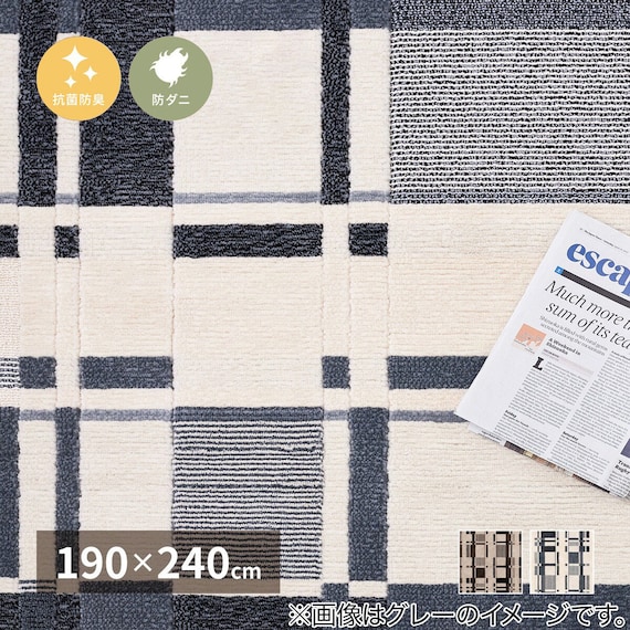 モダンテイストな高機能ラグ 2枚目画像