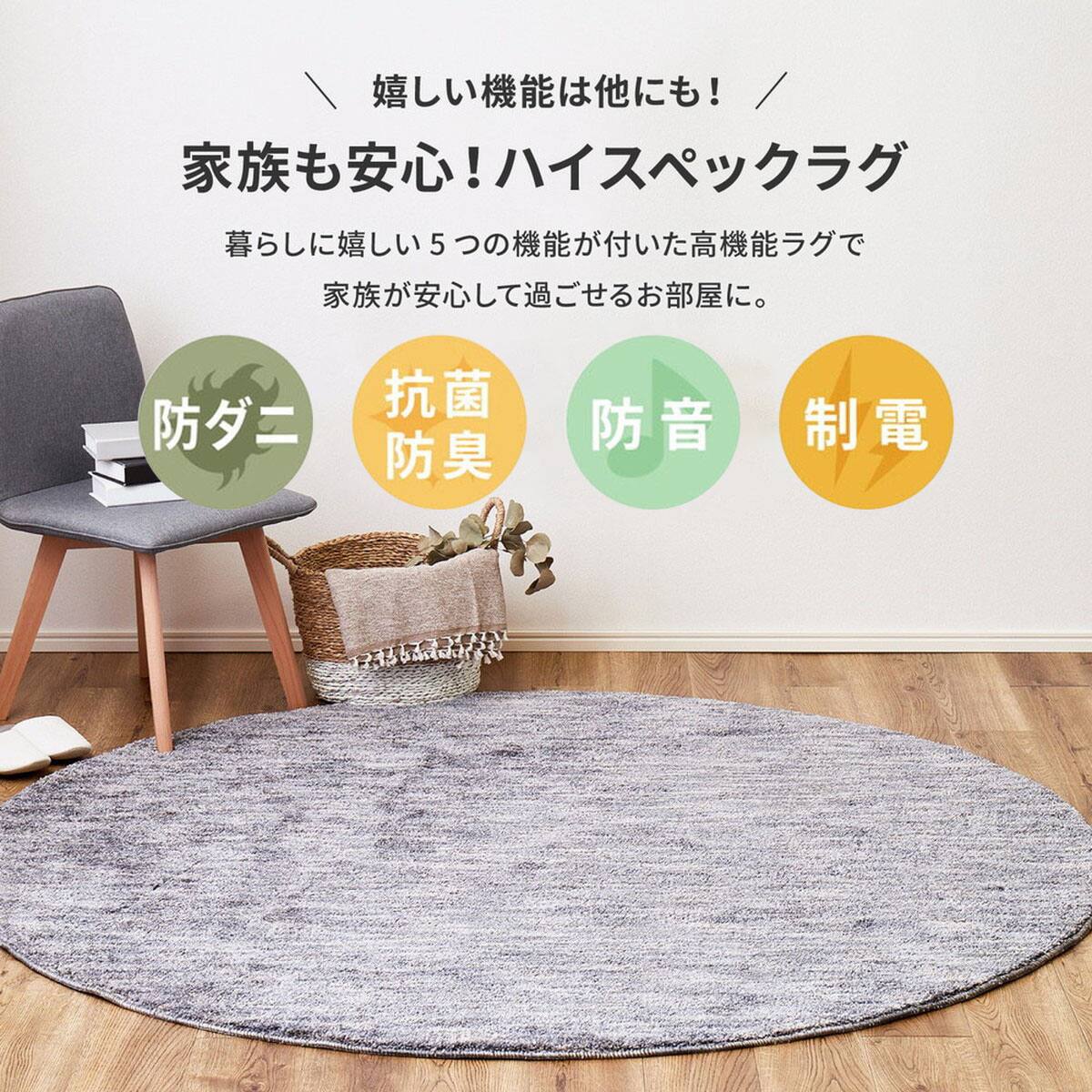 ふんわりシャギーの高機能ラグ ミックスシャギーのナイロン高機能ラグ | ニトリネット【公式】 家具
