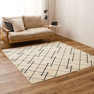 はっ水加工で汚れに強い多機能日本製ラグ