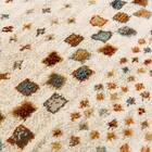 ウィルトン織りラグ(タマライ BE 240X240) 6枚目画像