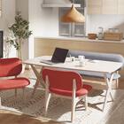 ウィルトン織りラグ(タマライ BE 240X240) 7枚目画像