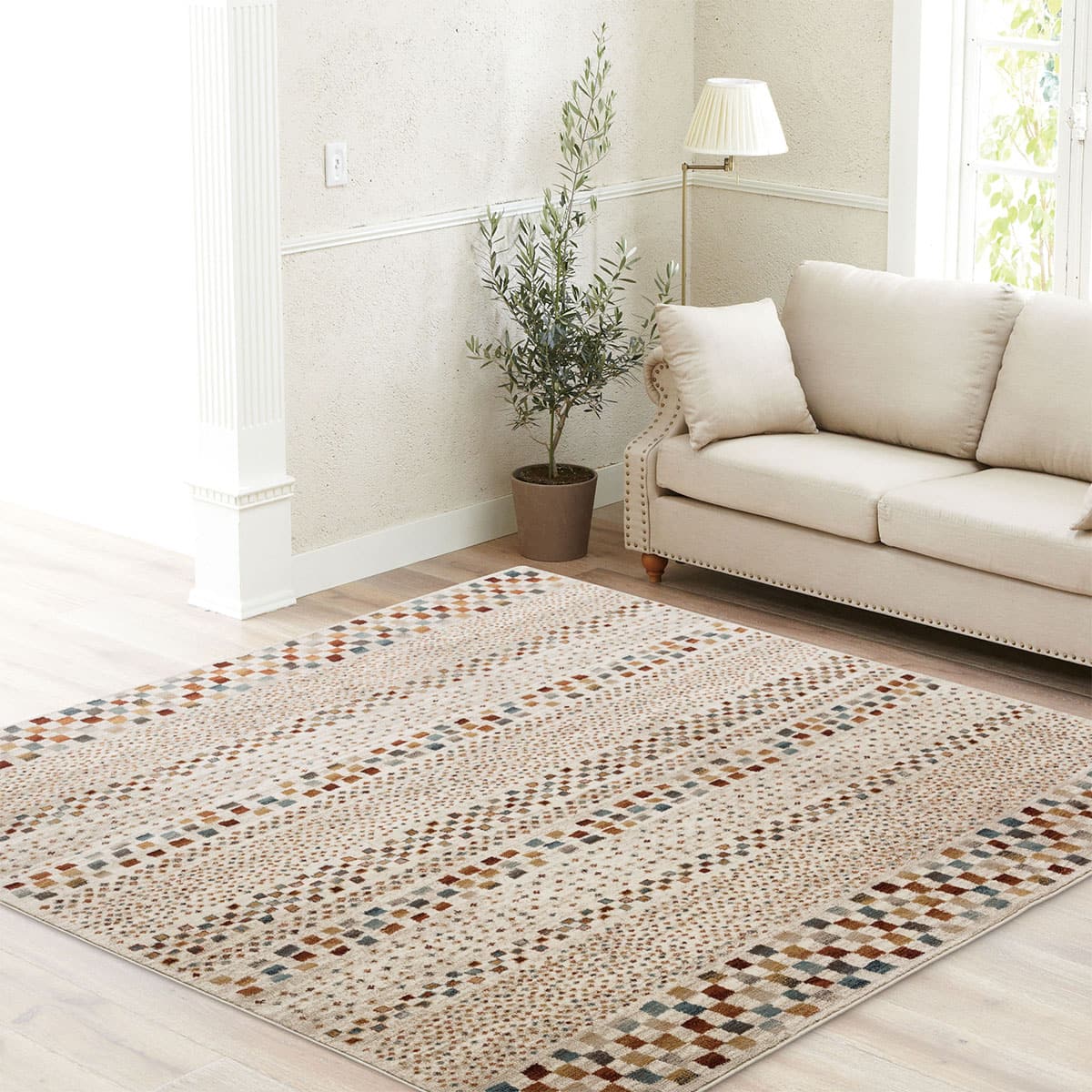 ニトリ アクセントラグ タマライ BE 240×240cm アクセントラグ(タマライ BE 240X240) | ニトリネット【公式】 家具