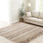 ウィルトン織りラグ(タマライ BE 240X240) 8枚目画像