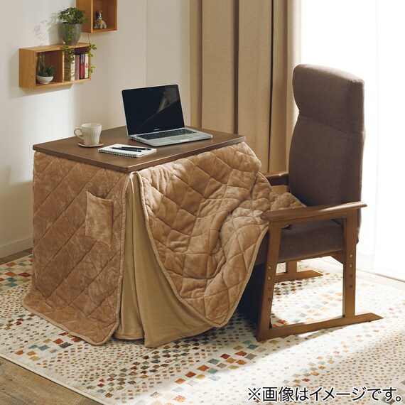 ウィルトン織りラグ(タマライ BE 240X240) 9枚目画像