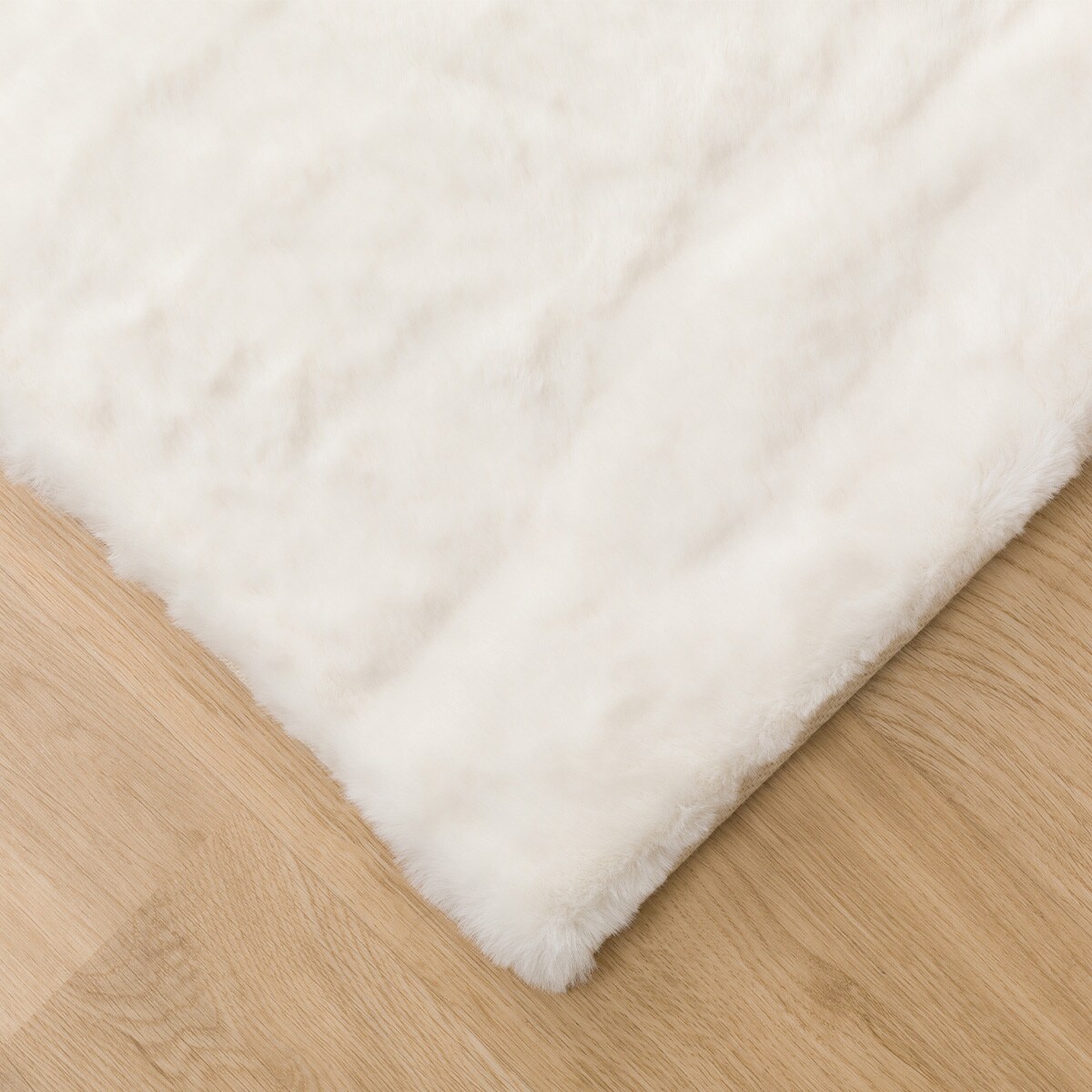 さらさら かるいラビットファー風ラグ ウサギ2 通販 ニトリネット 公式 家具 インテリア通販