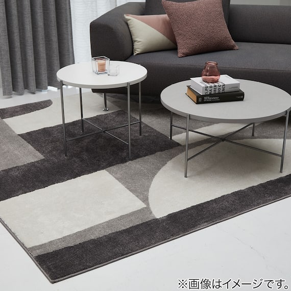 ウィルトン織りラグ(133X190 ORW04)(Living in Comfort) 2枚目画像