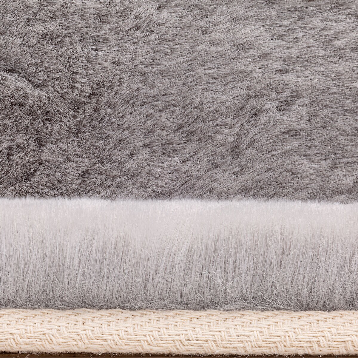 アクセントラグ(ウサギラグ3 200X200 LGY US02) | ニトリネット【公式