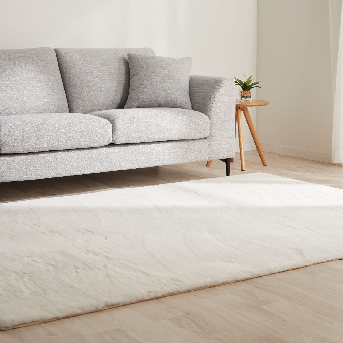 アクセントラグ(ウサギラグ3 200X200 IV US03) | ニトリネット【公式