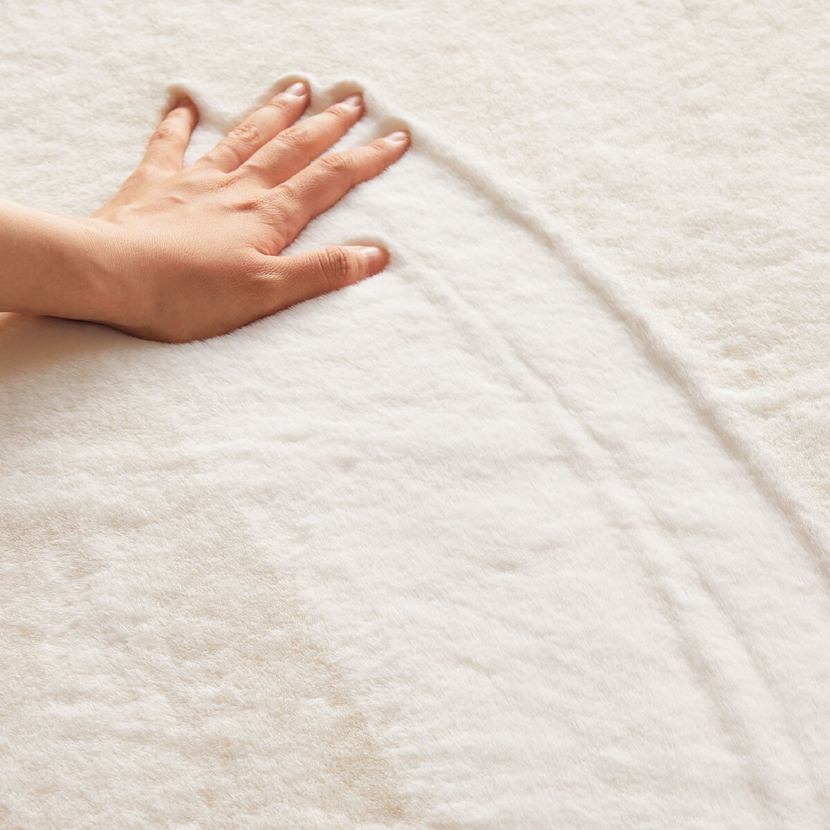 アクセントラグ(ウサギラグ3 200X200 IV US03) | ニトリネット【公式