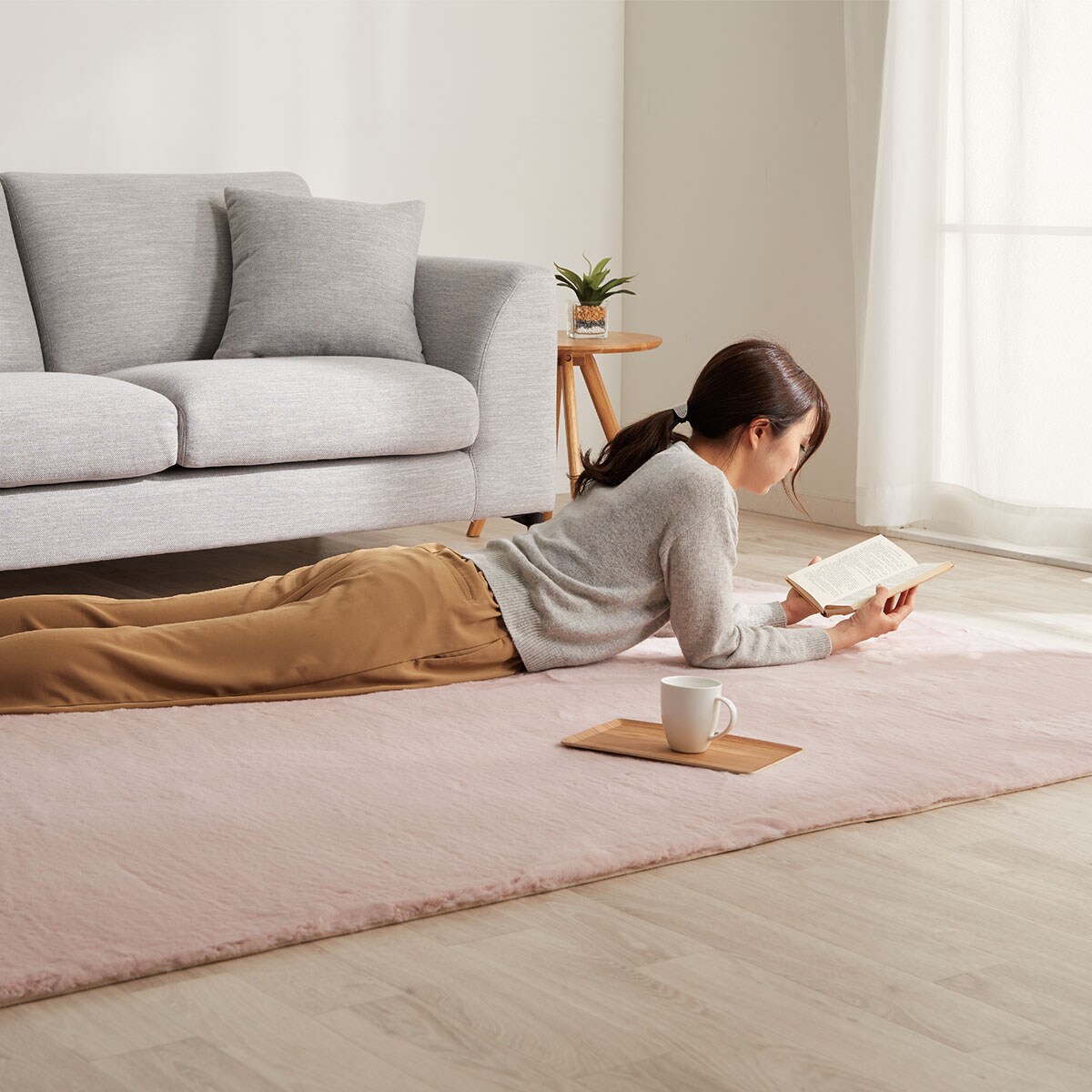 アクセントラグ(ウサギラグ3 160X230 RO US04) | ニトリネット【公式