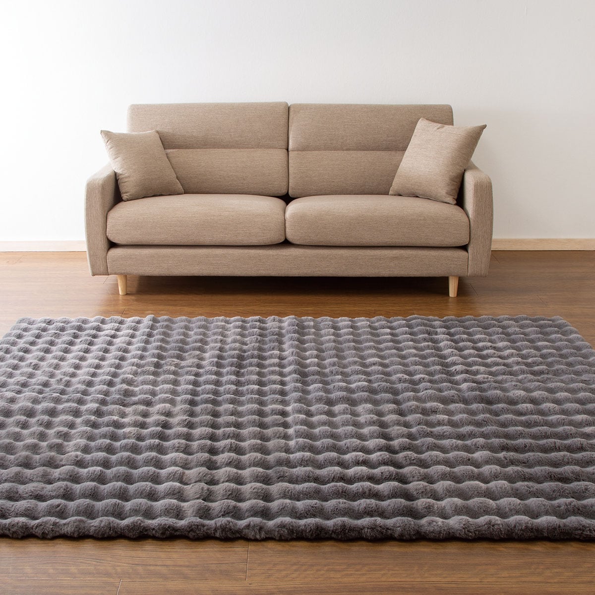 ニトリ　ウサギラグ 160x230cm アクセントラグ(ウサギラグBB GY 160X230 ZG11) | ニトリネット