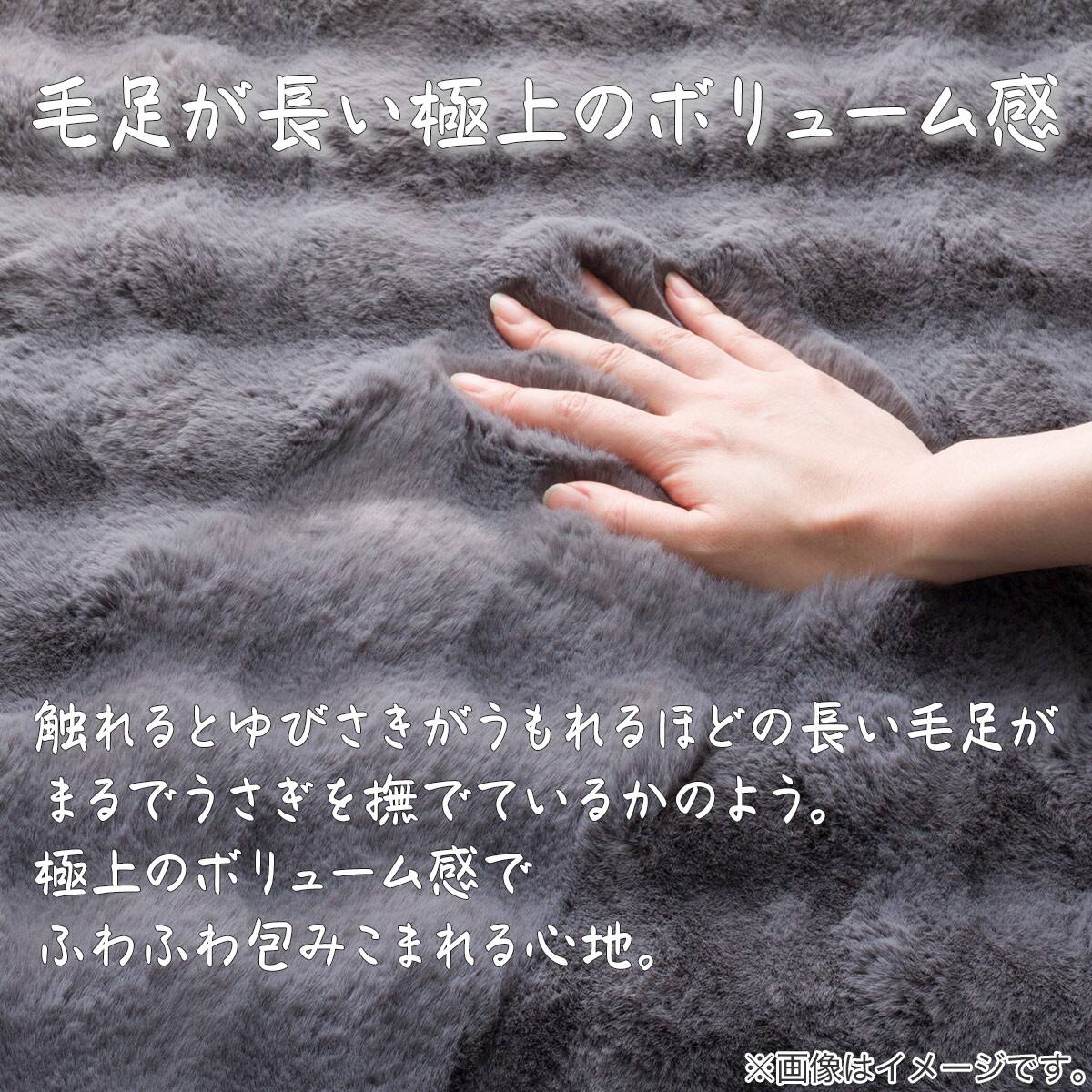 アクセントラグ(ウサギラグBB GY 160X230 ZG11) | ニトリネット【公式