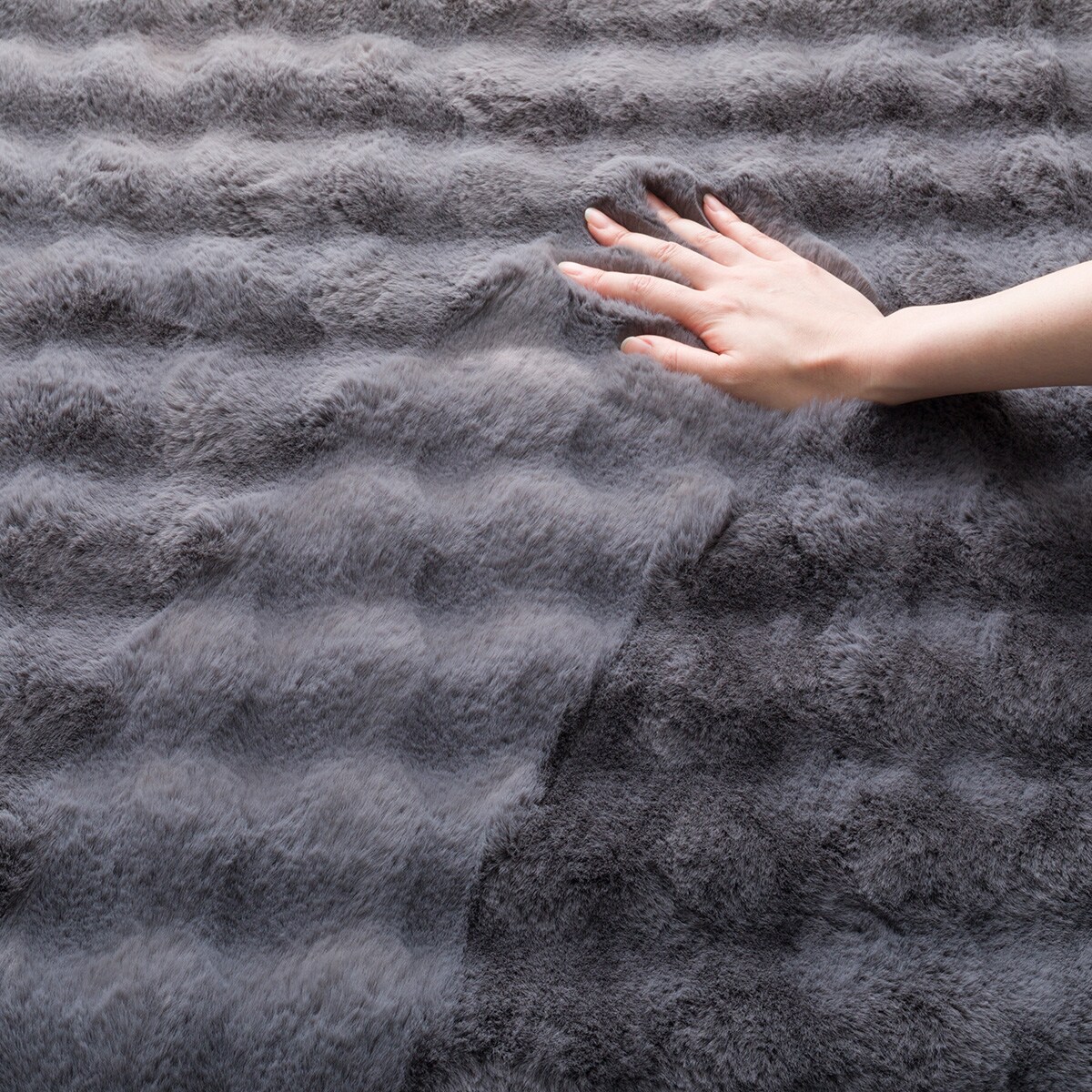 アクセントラグ(ウサギラグBB GY 160X230 ZG11) | ニトリネット【公式